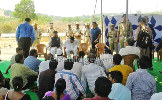 Coke plant protest 1