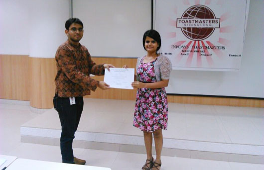 Infosys Toastmasters 1
