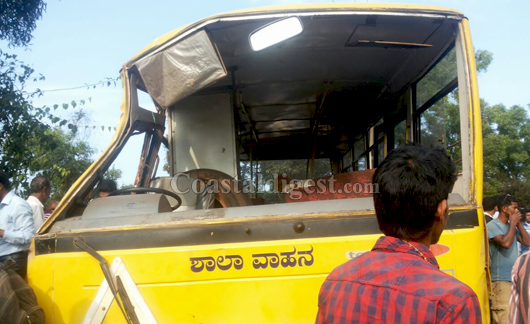 school bus topples 18 2