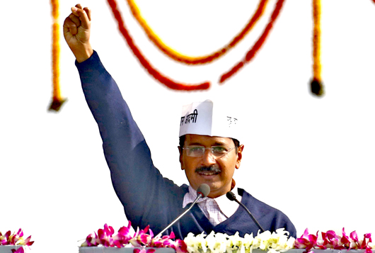 Kejriwal sworn
