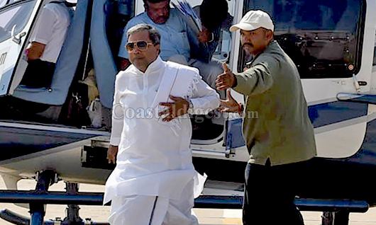 CM escapes copter fire