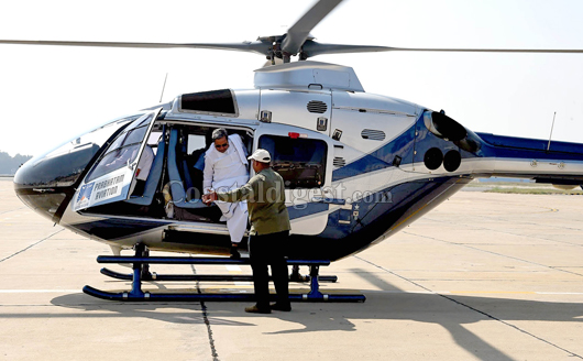 CM escapes copter fire 1