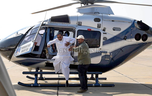 CM escapes copter fire 1