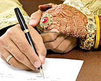Certify marriages