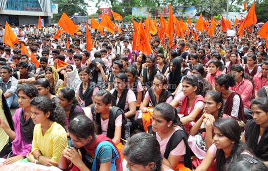 Abvp protest 22 1