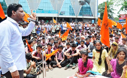 Abvp protest 22 1