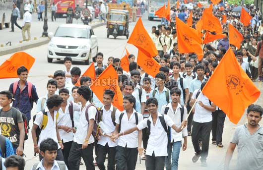 Abvp protest 22 1