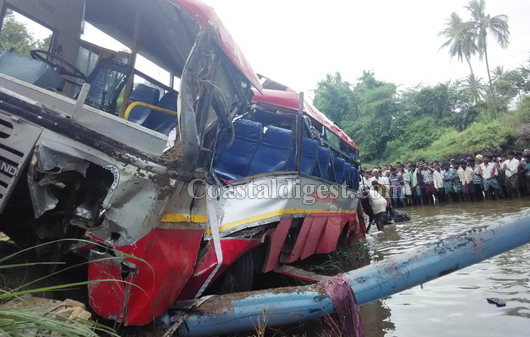 Bus under bridge 14 1