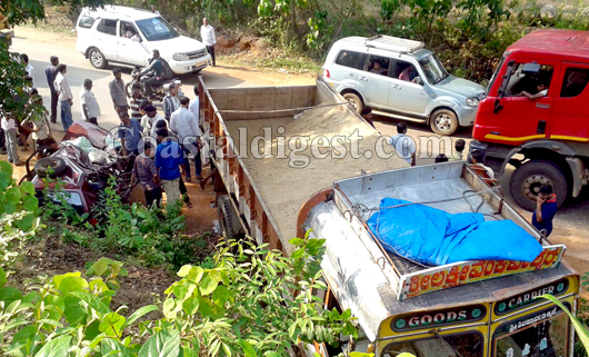 car lorry collision 2