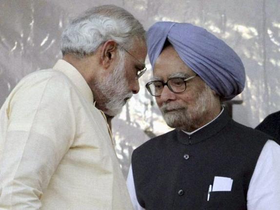 Modi-Manmohan-face