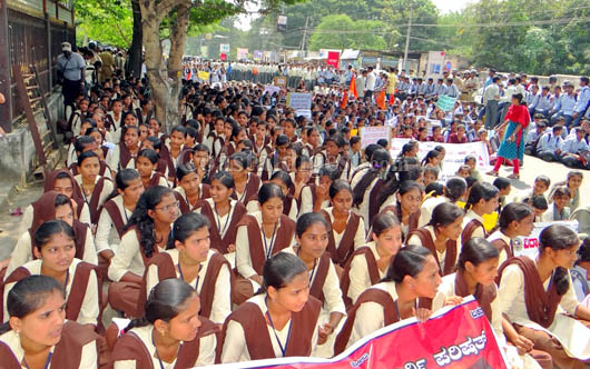 Shimogga protest 3 1