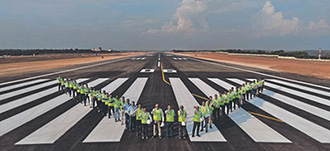 Mangaluru International Airport recarpets 2.45 km runway in 75 days
